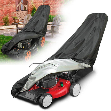 Universal Waterproof UV Lawn Mower Cover 193*64*112cm Rain Protection - Aimall