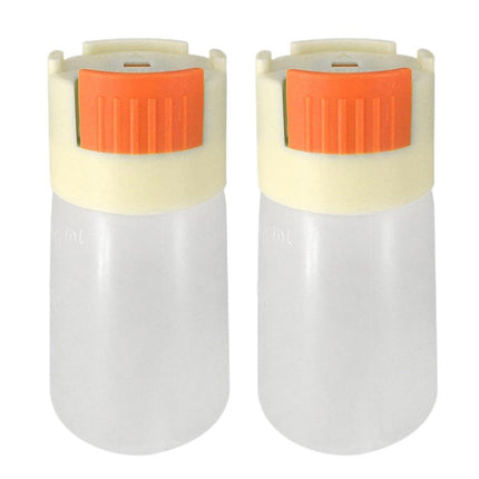 2pcs Moisture-Proof Fish Food Dispenser Bottles Set Automatic Feeding 150ml