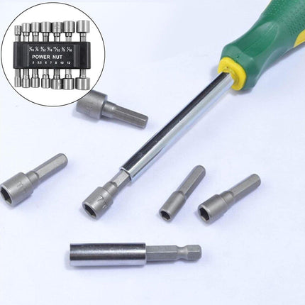 14PCS Hexagonal Handle Electric Screwdriver Set with Bits Drill Power Tool Kit