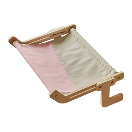 Window Hanging Cat Hammock Solid Wood Sun Bed Nest for All Seasons Durable