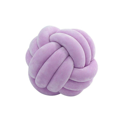 Three-Strand Braided Round Pillow Sofa Cushion Decorative Pillow for Living Room