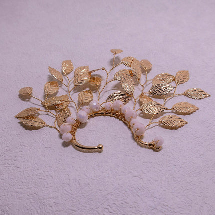 Retro Niche Design Ear Bone Clip Elf Leaf Ear Hanging Ornaments Jewellery