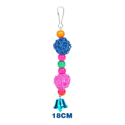 5PCS Parrot Hanging Swing Bird Toy Harness Cage Ladder Parakeet Cockatiel Budgie - Aimall
