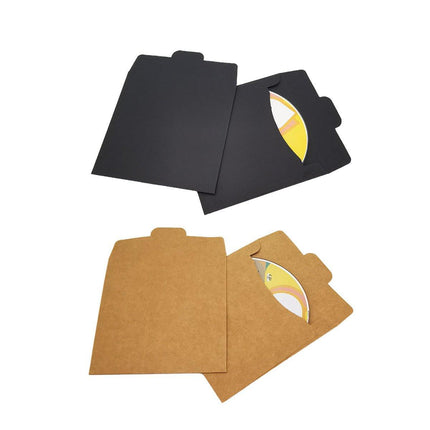 50PCS Kraft Paper CD Envelopes Card Holders Brown Paper Bags for Cards Documents