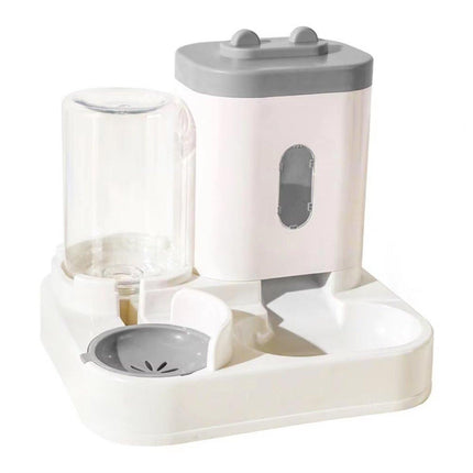 2in1 Pet Bowl Vertical Feeder and Drinker Cat Dog Bowl Water and Food in One