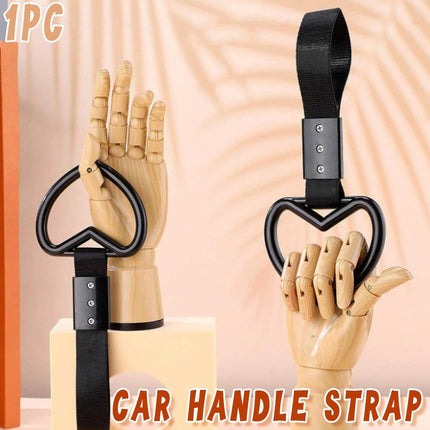 Heart Shaped Car Static Decorative Warning Ring Rear Bumper Interior Pull Ring