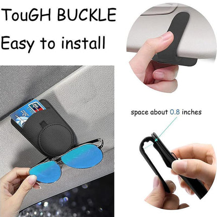 Car Vehicle Accessory Sun Visor Sunglasses Eye Glasses Card Pen Holder Clip - Aimall