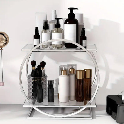 Large Capacity Cosmetics Storage Rack Home Organizer for Desktop Makeup Storage