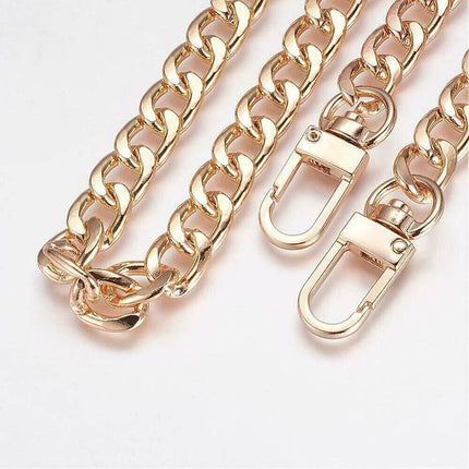 120cm Metal Handbag Shoulder Strap Bag Purse Chain Smooth Replacement Crossbody - Aimall