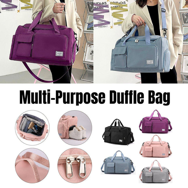 Unisex Waterproof Portable Travel Luggage Carry On Shoulder Hand Duffle Bag
