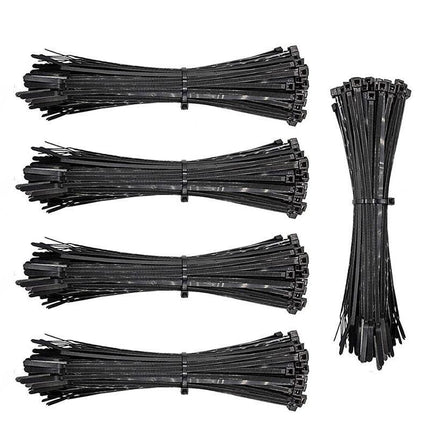 100-1000X Cable Ties Zip Ties Nylon UV Stabilised Plastic Electrical Bulk Wire Tie - Aimall
