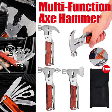 Multifunctional Axe Hammer Portable Outdoor Tool Versatile Camping Equipment