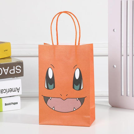 40PCS Cartoon Expression Portable Dinosaur Gift Bag AU