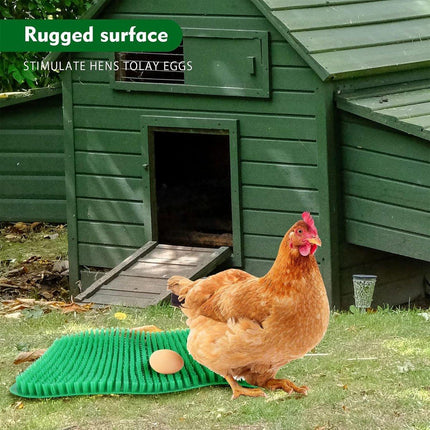 6PCS Egg Laying Box Mat Plastic Chicken Nest Grass Pad Imitation Grass Gasket