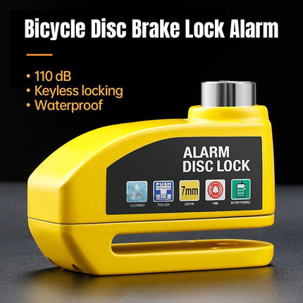 Electric Bike Lock Alarm Motorcycle Anti Theft Lock Secure Bicycle Riding Gear