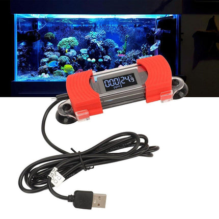 Calibrated Aquarium Thermometer Dual Display Fish Tank Temperature Screen