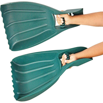 1pc Outdoor Garden Rake Lightweight Plastic Portable Tool for Easy Leaf Cleaning