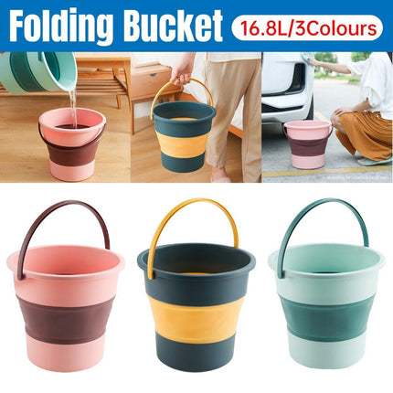 Telescopic Water Bucket for Car Washing Fishing Household Foot Soaking Thickened