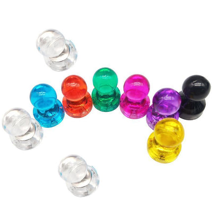10-40x Magnets Push Pin Thumbtacks Magnets Fridge Whiteboard Magnets Office Home - Aimall