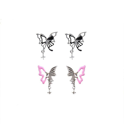 Stylish Hollow Butterfly Earrings for Women Lightweight Fashion Jewelry Elegant