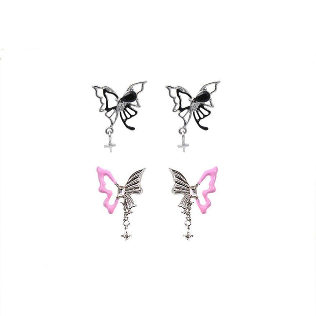 Stylish Hollow Butterfly Earrings for Women Lightweight Fashion Jewelry Elegant