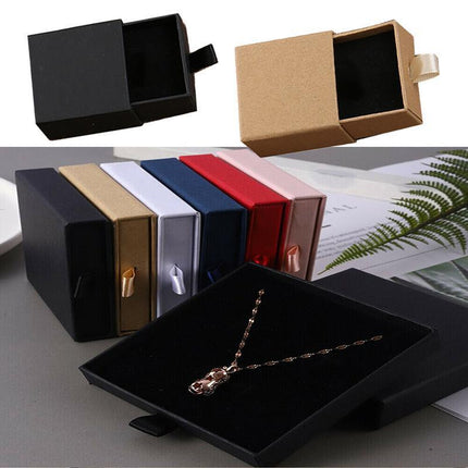 Jewellery Gift Box Necklace Ring Bracelet Bangle Earring Cardboard Box 5*5*3.5cm - Aimall