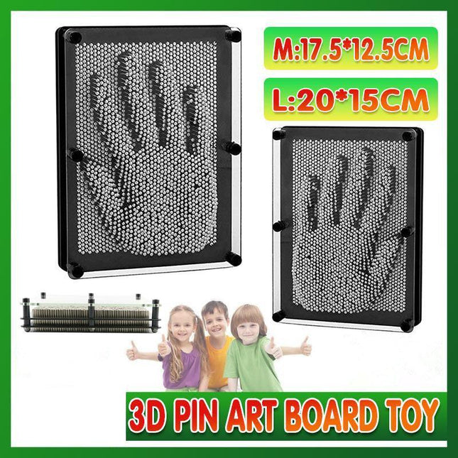 3D Metal Pin Art Board Desk Toys Frame - Aimall