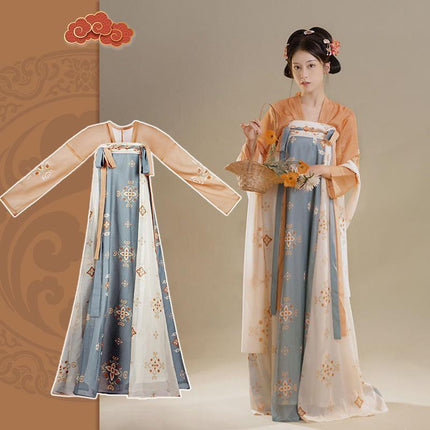 Hanfu Dress Women Ancient Chinese Traditional Hanfu Female Fairy Spring/Summer - Aimall