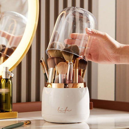 Luxury Cosmetic Brush Box Dustproof Makeup Storage Box for Lipstick Eyebrow Pen