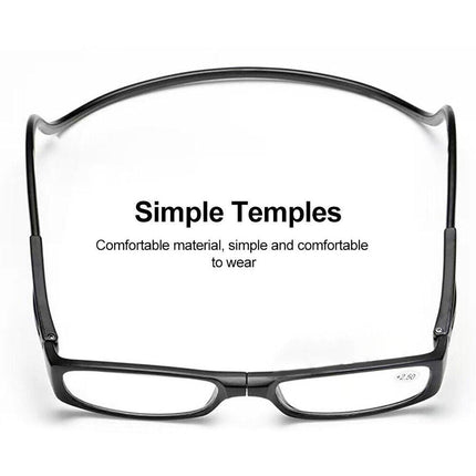 Folding Reading Glasses for Elderly Convenient Neck Hanging Portable Eyewear