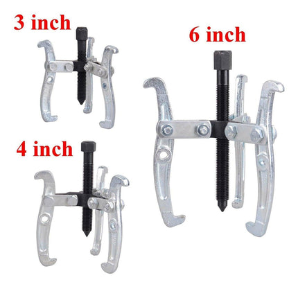3PCS Bearing Gear Hub Puller Remover Tool Drop Forged Reversible Jaws Separator - Aimall