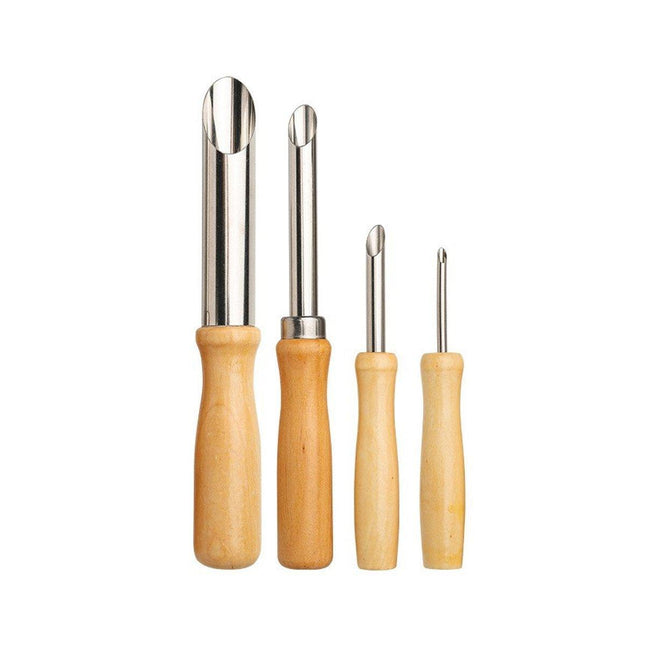 4Pcs Lightweight Clay Tools Set for DIY Polymer Clay and Pottery Crafting