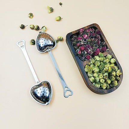 12pcs Stainless Steel Heart Tea Strainer Tea Infuser Clip for Loose Leaf Tea