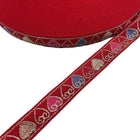 1.5CM*45M Geometric Woven Ribbon Trim in 4 Styles - Aimall