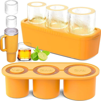 Silicone Ice Cube Tray for 20oz 30oz 40oz Tumbler Easy Release Reusable Mold
