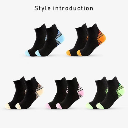 Plantar Fasciitis Compression Socks Foot Sleeve Ankle Support Brace Achy 6 Pairs S/M - Aimall