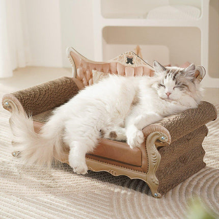 Cat Sofa Scratcher Furniture Protector Anti-Scratch Chaise Lounge Bed Cat Toy
