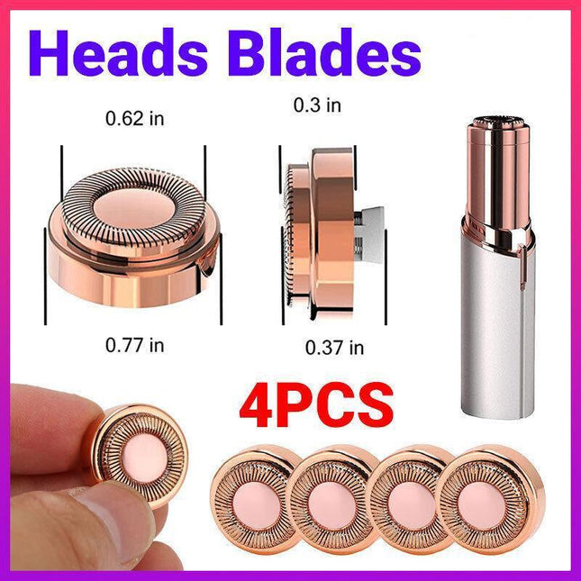 4Pcs For Gen1 Flawless Touch Facial Clean Hair Remover Replacement Heads Blades - Aimall