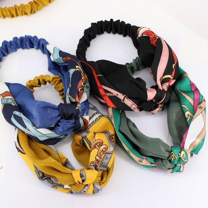Women Lady Boho Bohemian Cross hair head headband band Scarf Wrap Bandana AU - Aimall