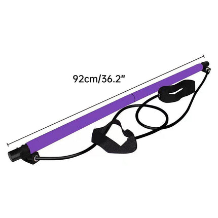 Multi-Purpose Pilates Stick Home Fitness Stretch Exercise Training Hip Rope