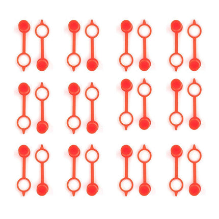 80pcs Boxed Iron Oil Nozzle Caps Dust Proof Grease Fitting Caps for Protection