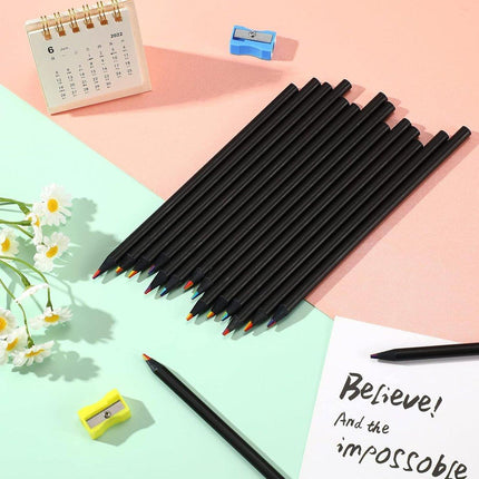 Rainbow Colour Pencils Multicolour Gradient Drawing Pencils for Students