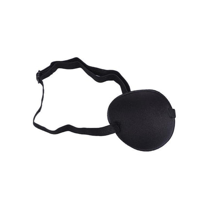 New 1/2PCS Eye Patch Eye Shade Concave Washable Adjustable Strap Black - Aimall