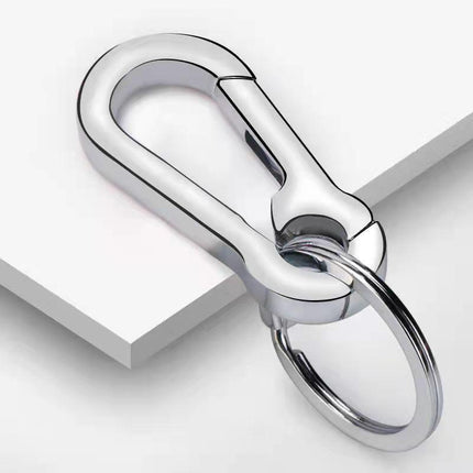 3PCS Clasp Clips Hook Alloy Key Ring Split Detachable Keychain Durable Diy - Aimall
