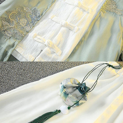 Chinese Traditional Hanfu Autumn Outfit for Boys Girls Festival Costume