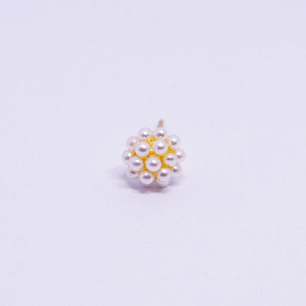 Elegant Simple Mini Pearl Stud Earrings for Girls Delicate Sweet Jewelry Gift