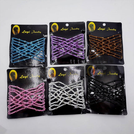 6PCS Creative Magic Hair Comb Bun Maker Styling Tool for Easy Hairdo and Updos
