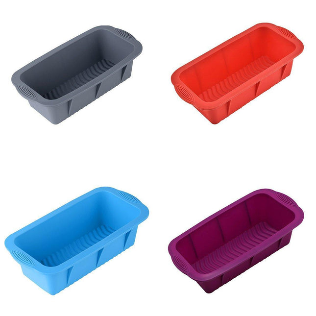 High Temperature Resistant Rectangular Silicone Cake Mold Baking Pan for Kitchen