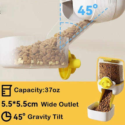 Automatic Pet Water Feeder Large Capacity Hanging Cage Water Bottle for Cat Dog