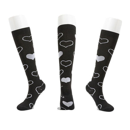 S/M Size Compression Socks Women Men Adult Medical Nursing Travel Stocking - Aimall